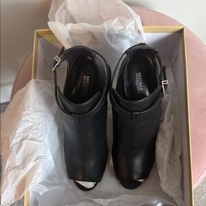 Michael Kors Black Heeled Boots